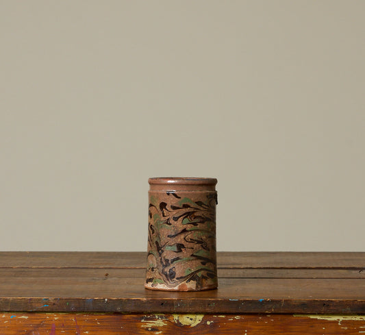 ANTIQUE AGATEWARE VASE