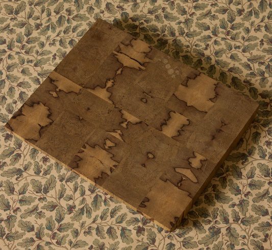 END GRAIN CUTTING BOARD IN BLACK LIMBA