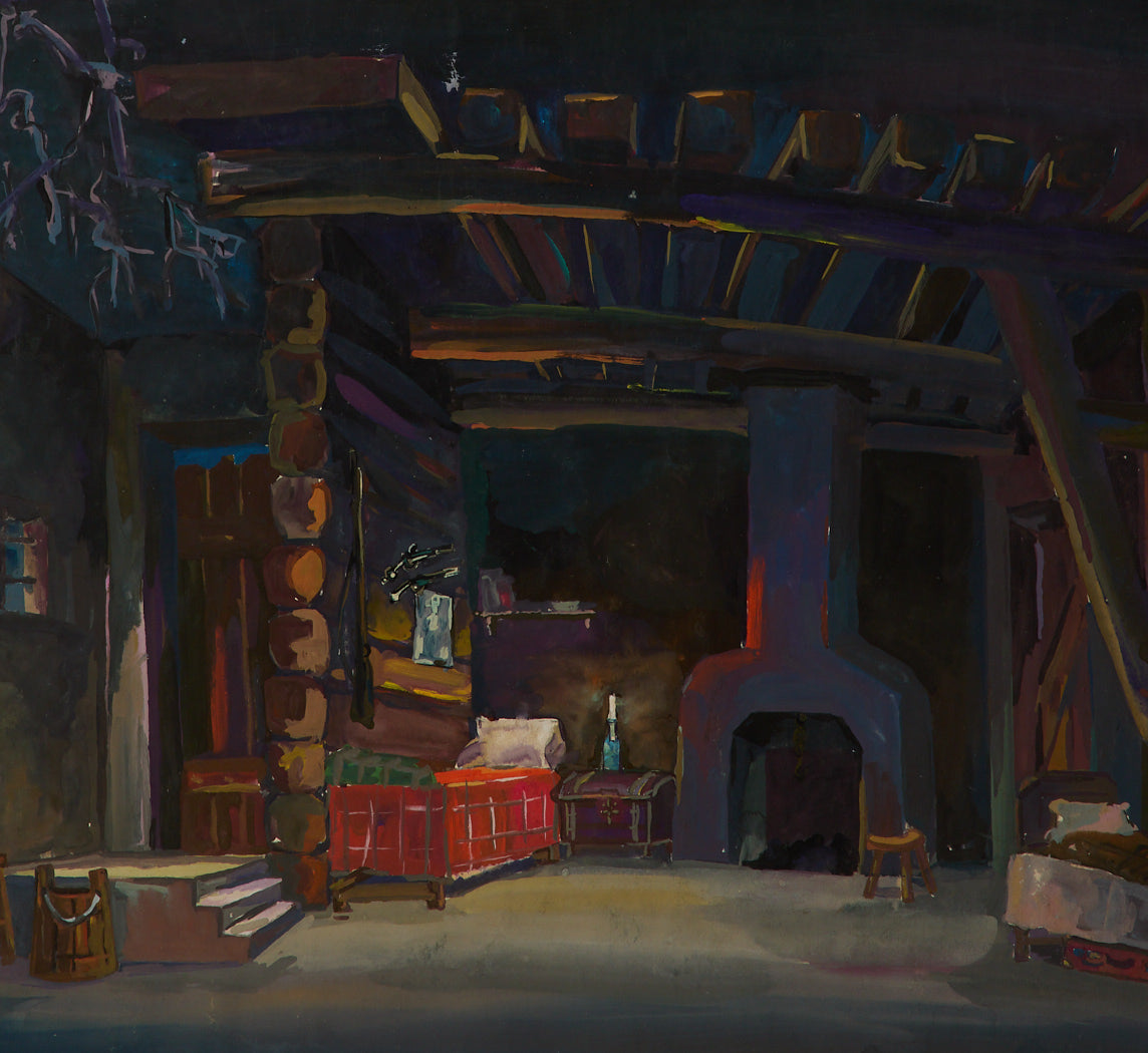 1950S THEATER STAGE INTERIOR VI