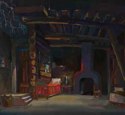 1950S THEATER STAGE INTERIOR VI