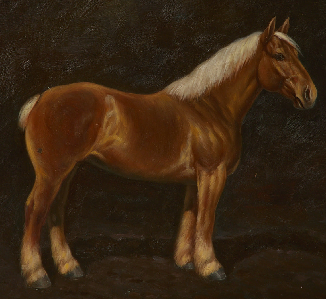 20TH CENTURY ENGLISH EQUESTRIAN PORTRAIT