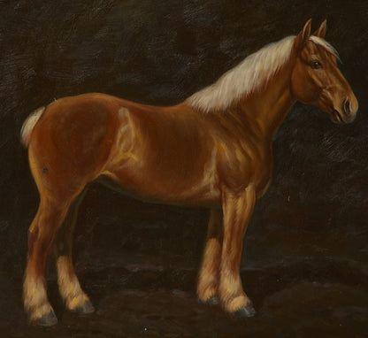 20TH CENTURY ENGLISH EQUESTRIAN PORTRAIT