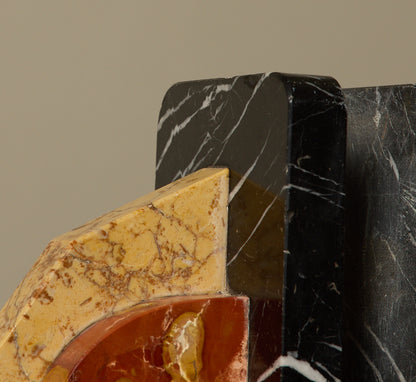 1930S FRENCH ART DECO MARBLE BOOKENDS