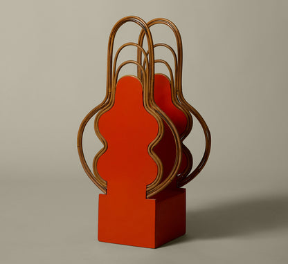 1960S ITALIAN STORAGE RACK