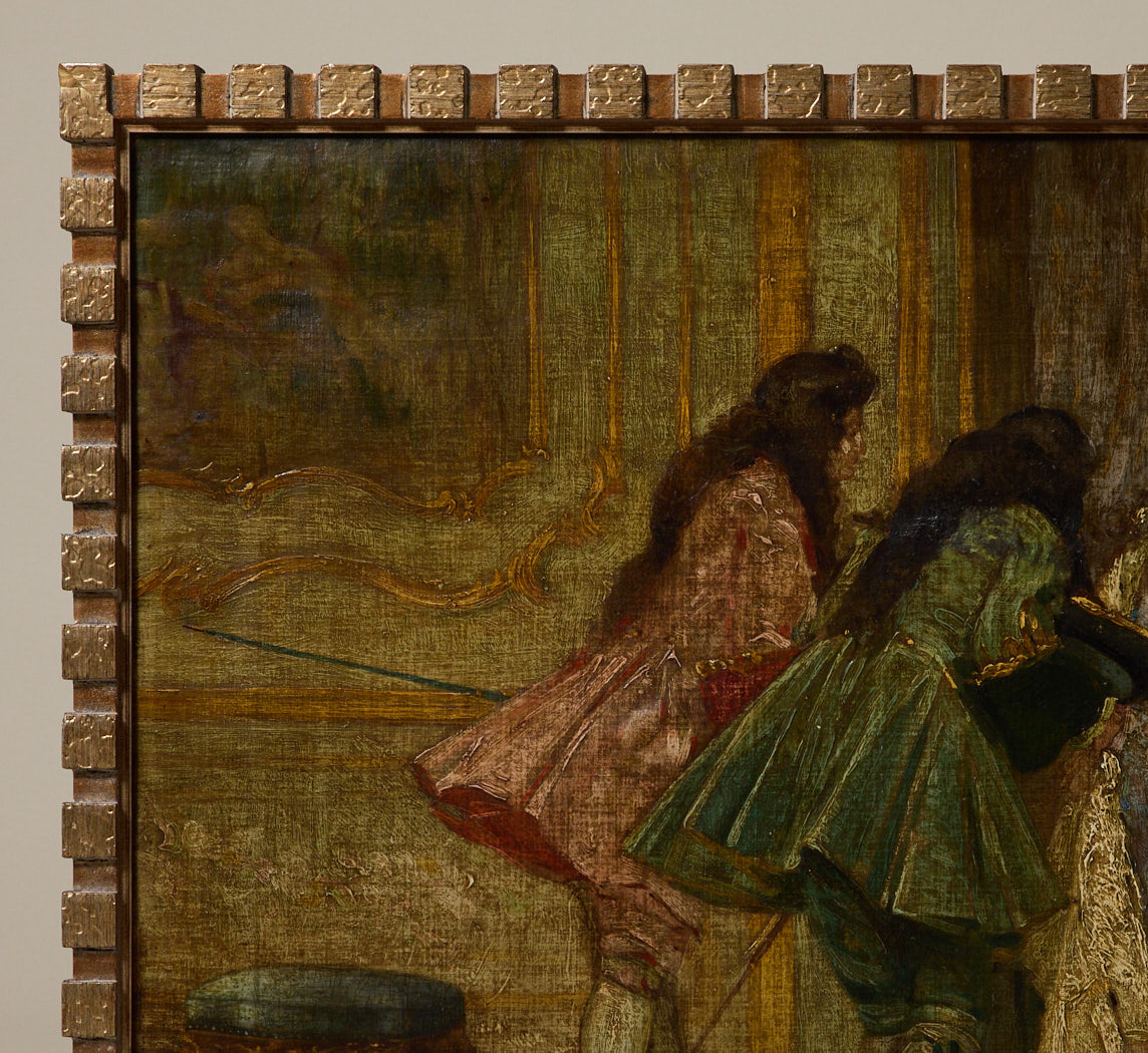 1890S FRENCH ARISTOCRATIC SCENE