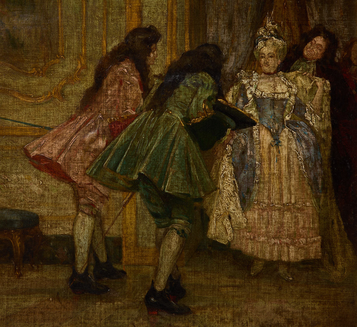 1890S FRENCH ARISTOCRATIC SCENE