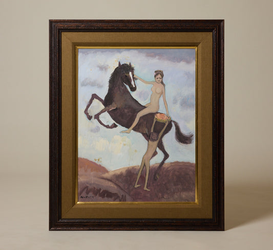 "OFFERING FLOWERS" BY MURODA TOYOSHIR (1912)