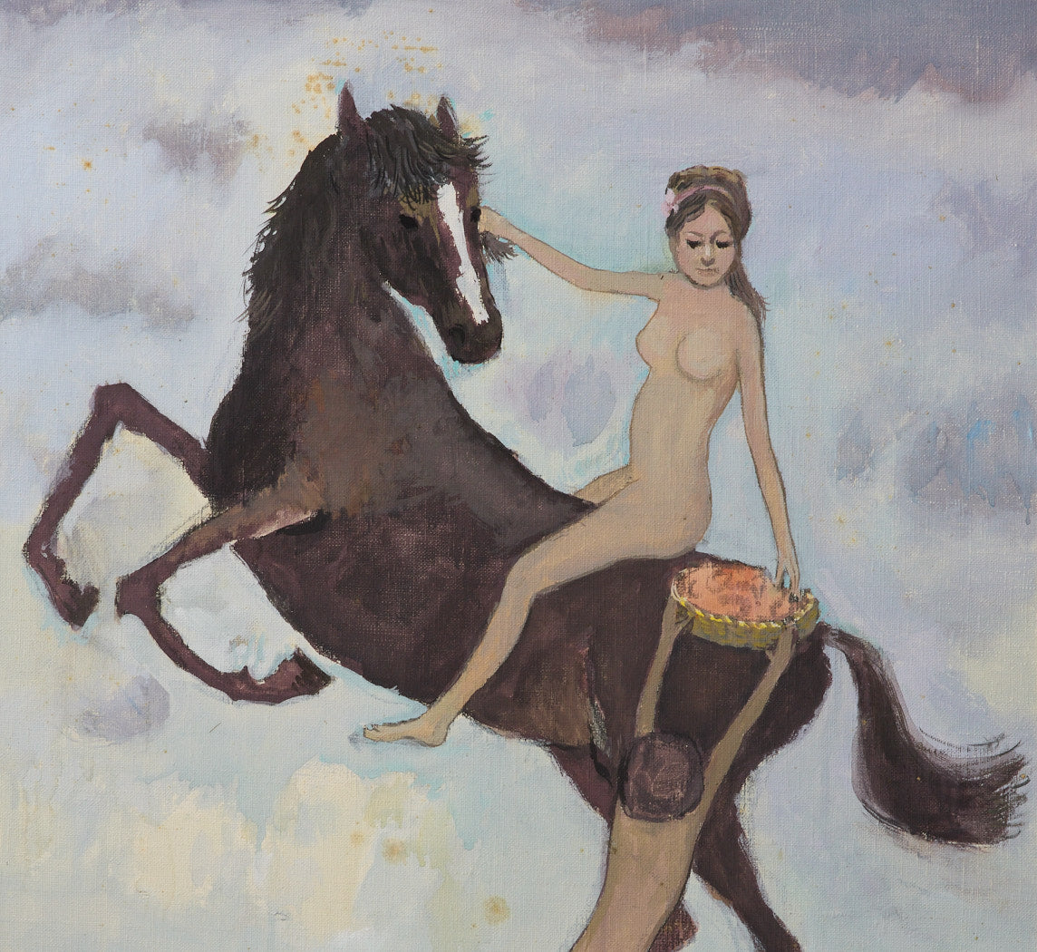 "OFFERING FLOWERS" BY MURODA TOYOSHIR (1912)