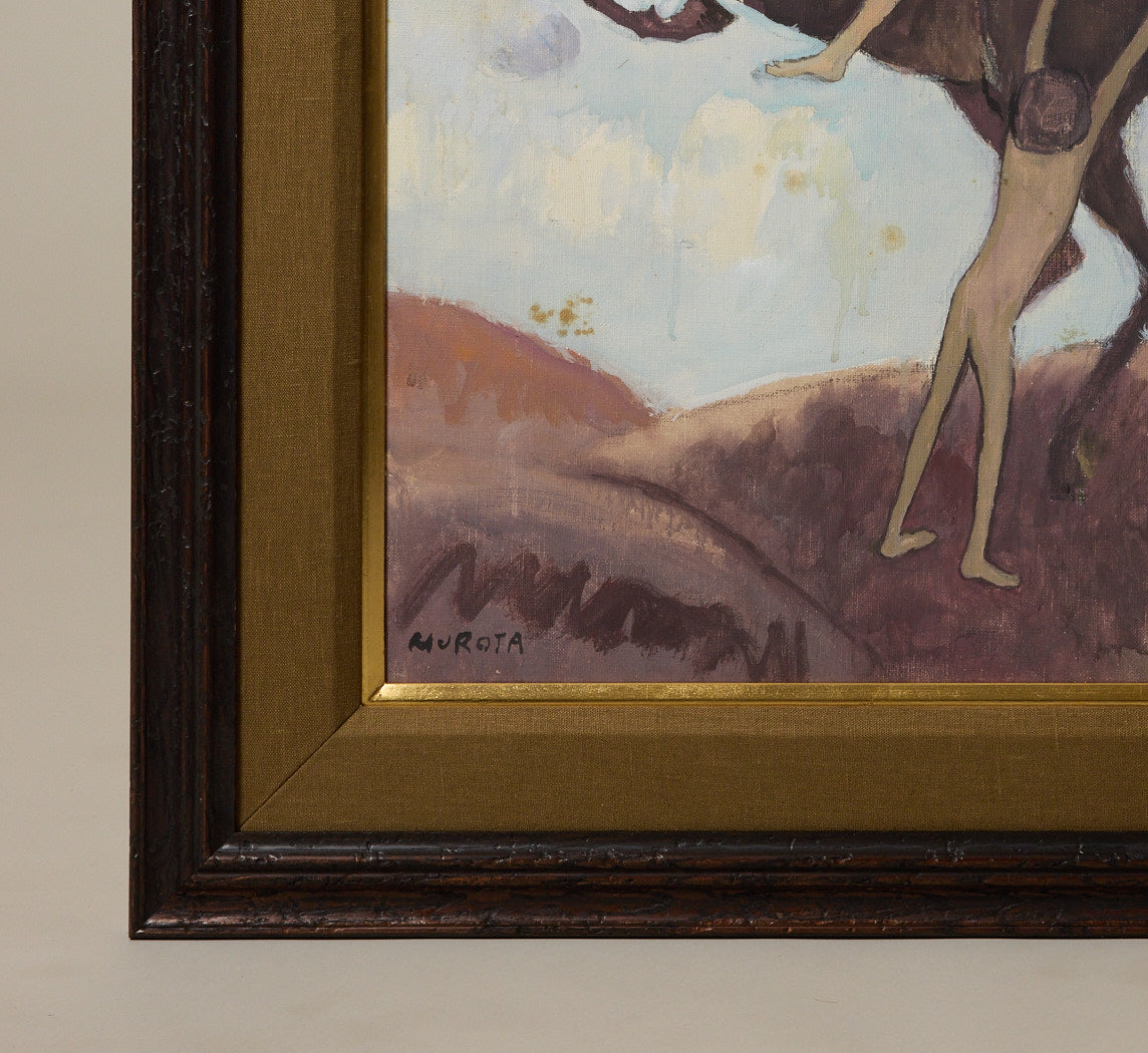 "OFFERING FLOWERS" BY MURODA TOYOSHIR (1912)