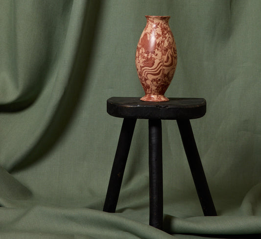 EARTHENWARE VASE IN ROSSA BY POTTERY ROMA