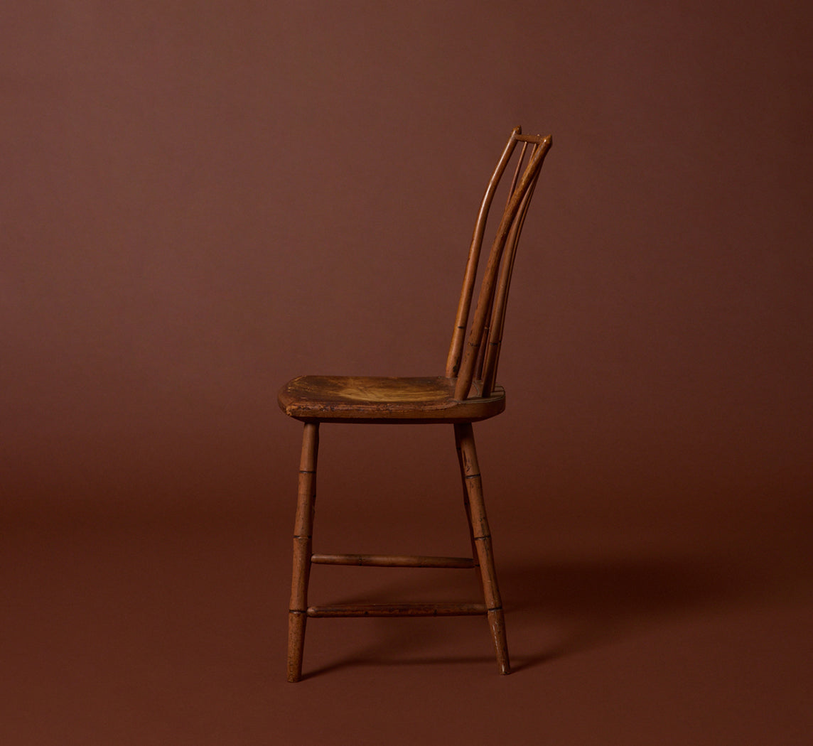 19TH CENTURY AMERICAN WINDSOR SIDE CHAIR