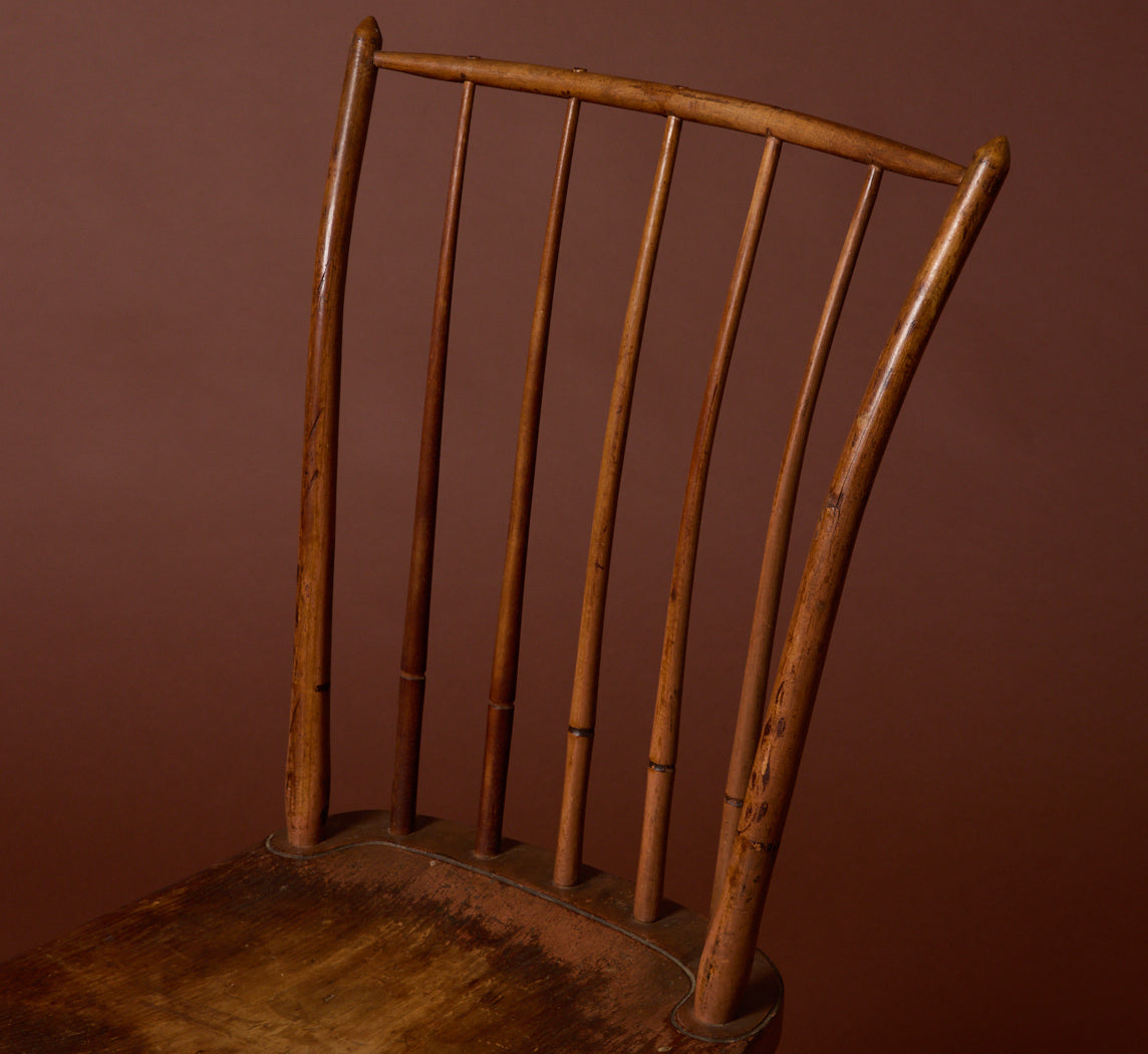 19TH CENTURY AMERICAN WINDSOR SIDE CHAIR