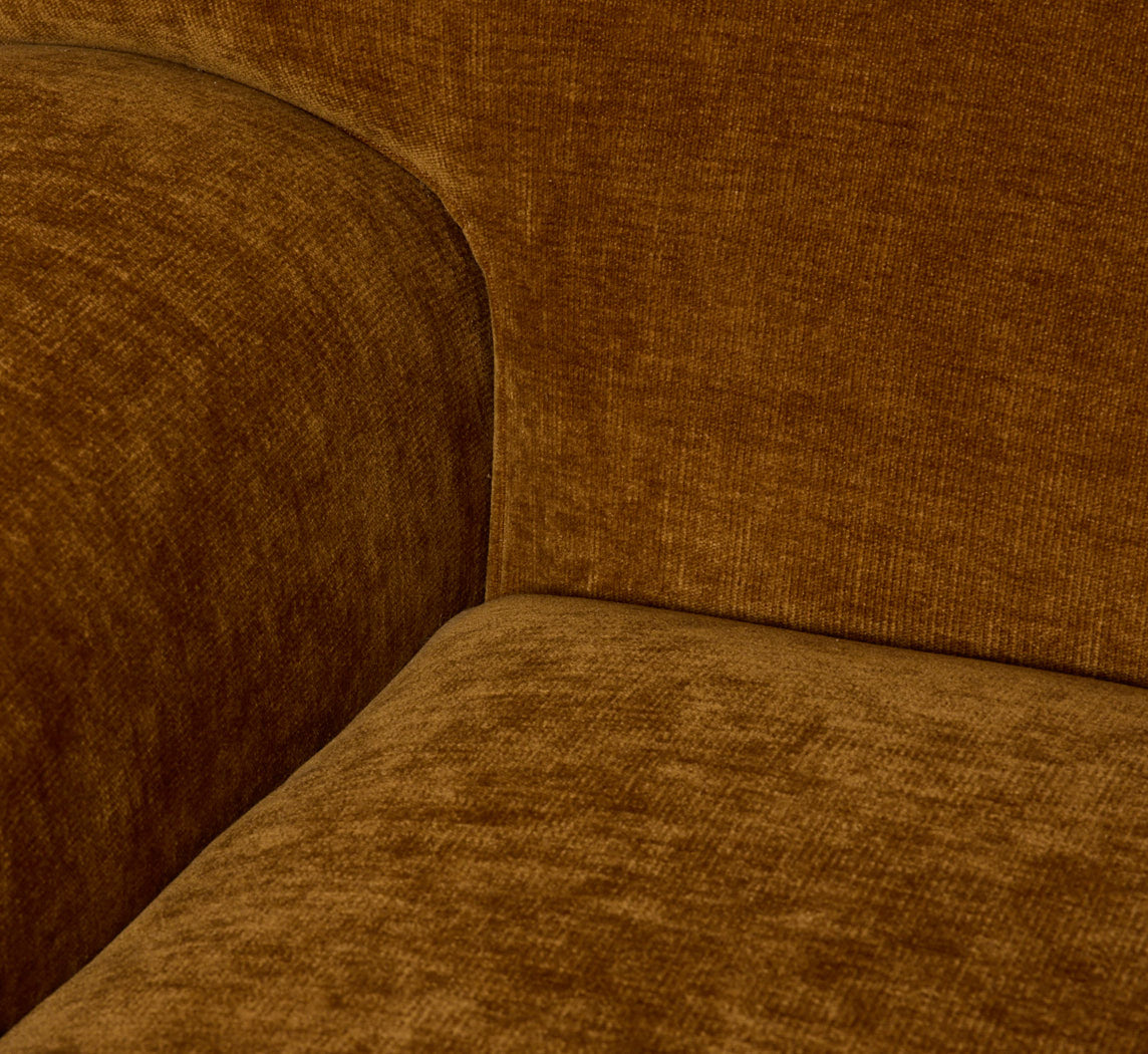 PIERCE & WARD ENZO MODULAR SOFA IN HONEY CHENILLE