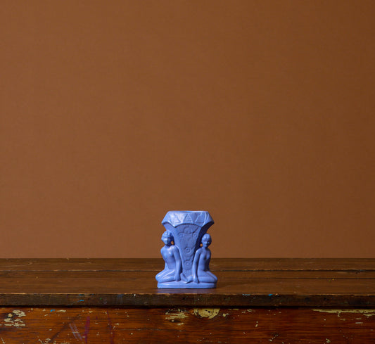 ART DECO TWIN CARYATID BUD VASE