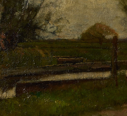 LATE 19TH CENTURY FARMLAND LANDSCAPE