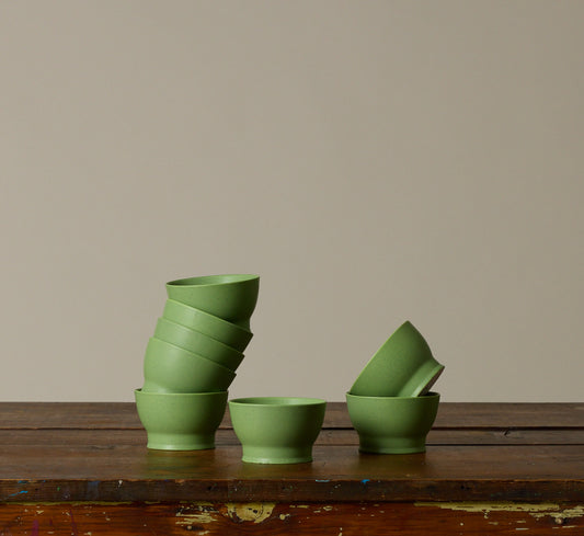 CUP WITHOUT HANDLE GREEN RA BY ANN DEMEULEMEESTER