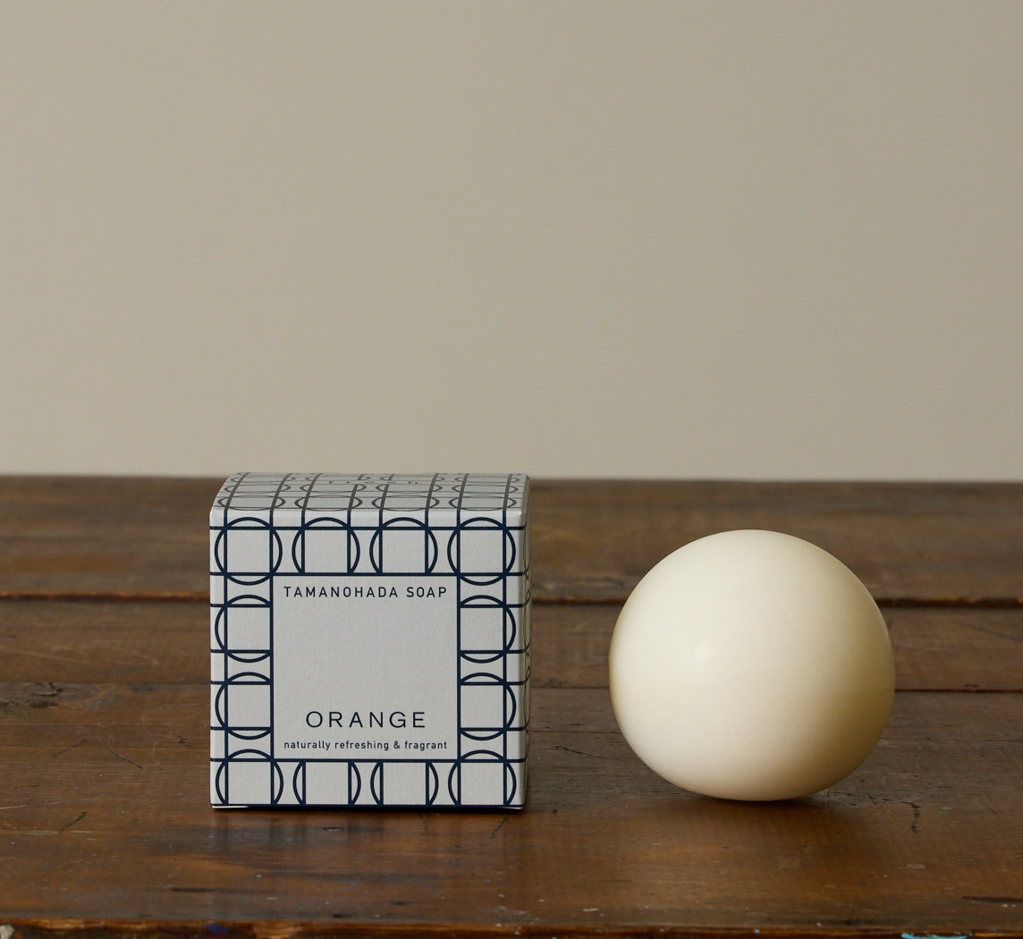 ROUND SOAP IN ORANGE