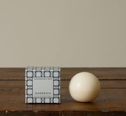 ROUND SOAP IN GARDENIA