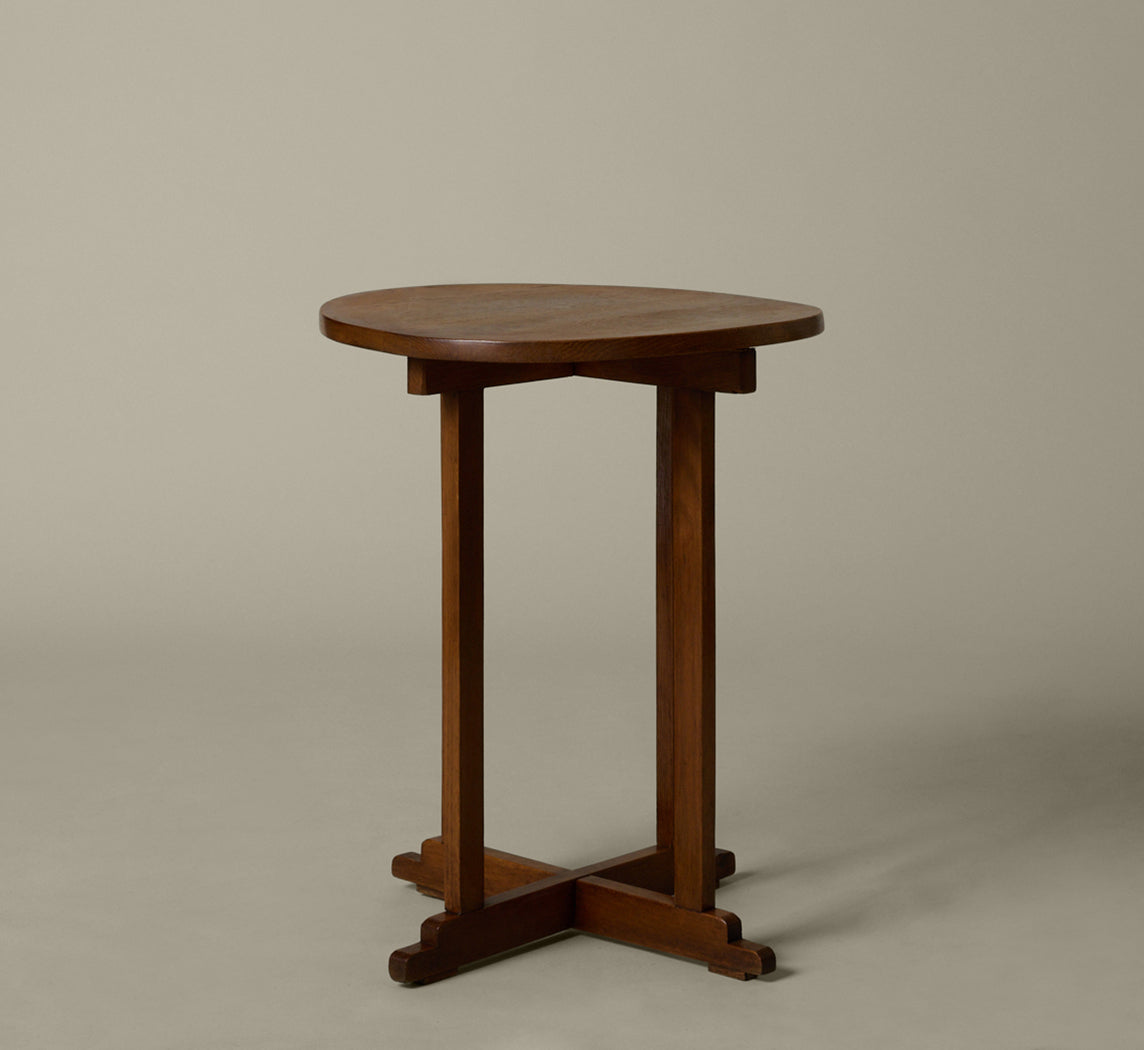 AMSTERDAM SCHOOL OAK SIDE TABLE