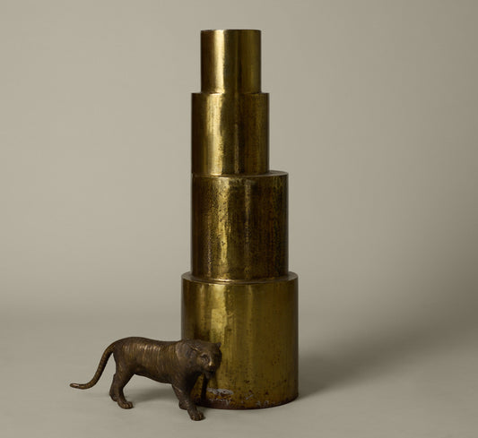 20TH CENTURY BRASS ABSTRACT SCULPTURE BY CLARK MURRAY