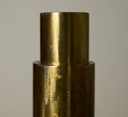 20TH CENTURY BRASS ABSTRACT SCULPTURE BY CLARK MURRAY