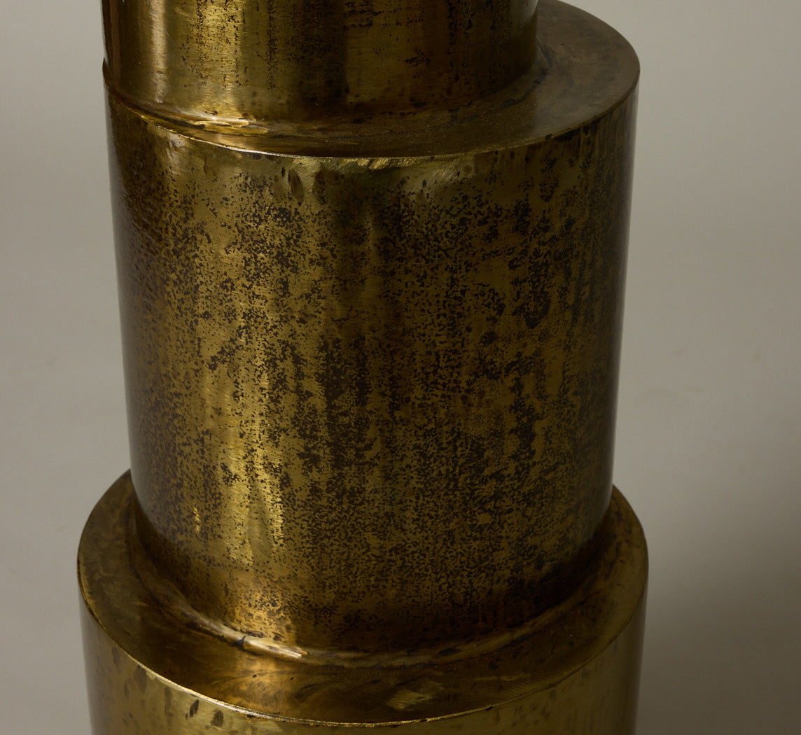 20TH CENTURY BRASS ABSTRACT SCULPTURE BY CLARK MURRAY