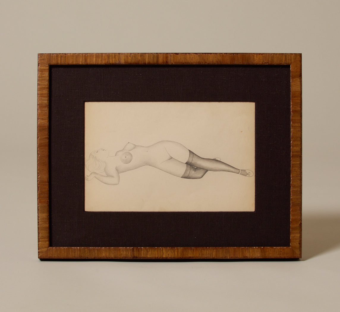 FEMALE NUDE PENCIL DRAWING I