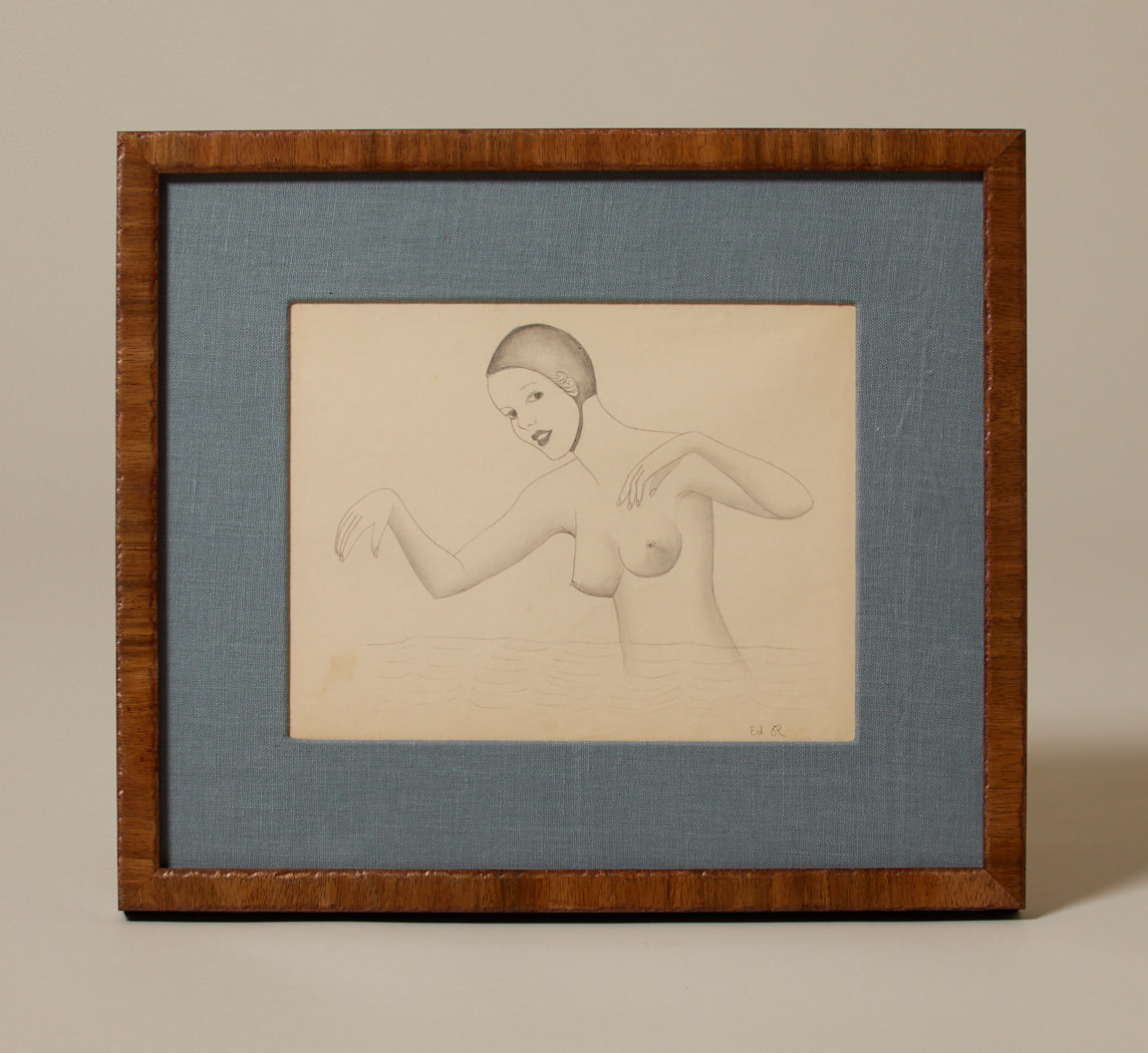 FEMALE NUDE PENCIL DRAWING III