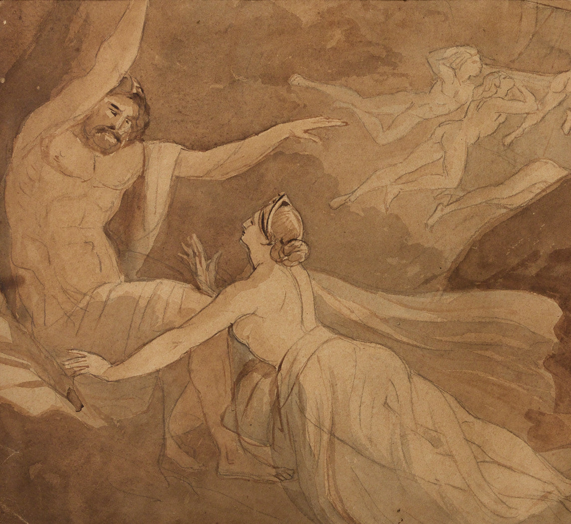 ITALIAN SCHOOL MYTHOLOGICAL SCENE, C. 1940