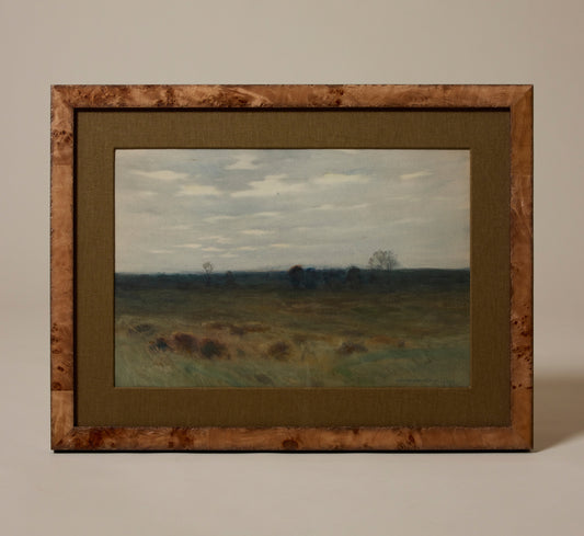CONNECTICUT WOODLAND LANDSCAPE BY CHARLES WARREN EATON (1857-1937)