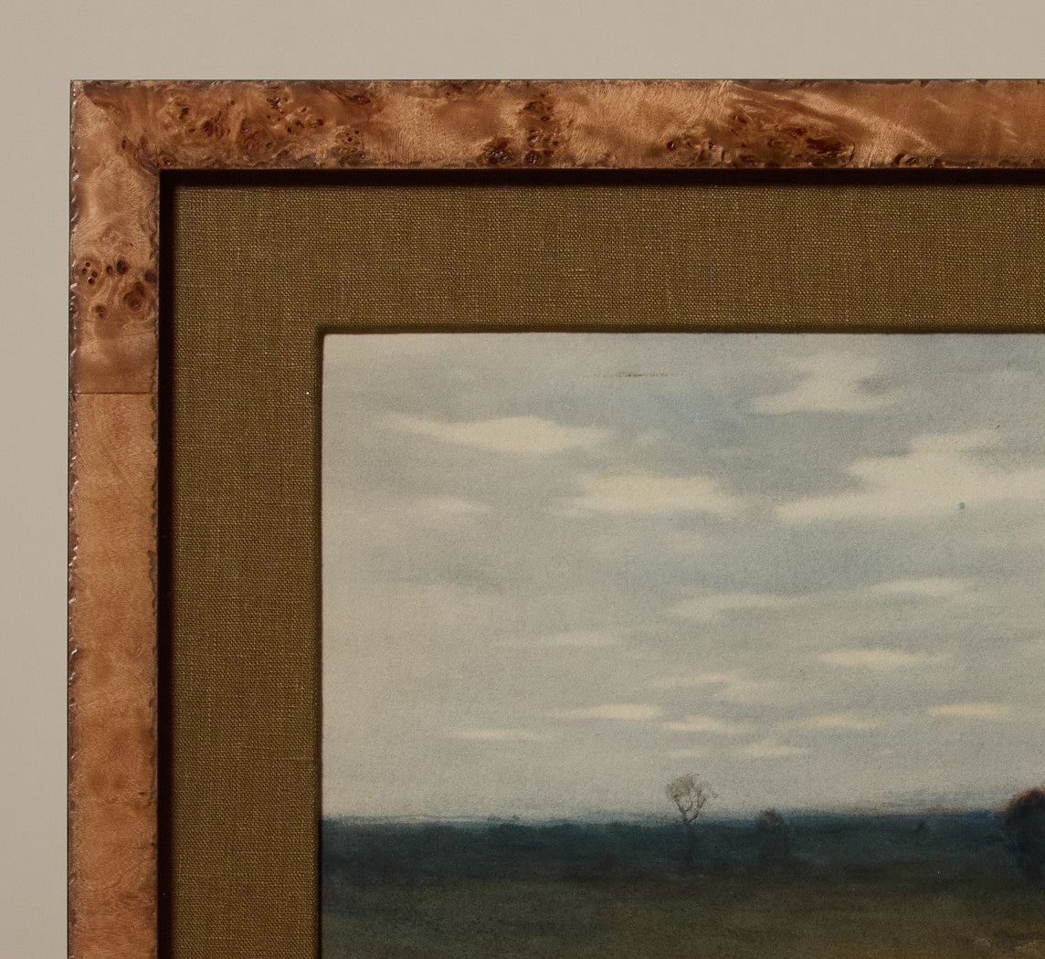 CONNECTICUT WOODLAND LANDSCAPE BY CHARLES WARREN EATON (1857-1937)