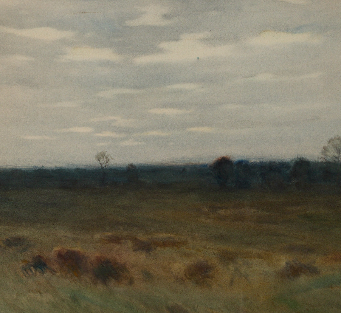 CONNECTICUT WOODLAND LANDSCAPE BY CHARLES WARREN EATON (1857-1937)