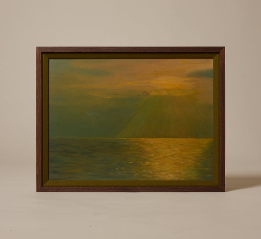 EARLY 20TH CENTURY AMERICAN TONALIST SEASCAPE