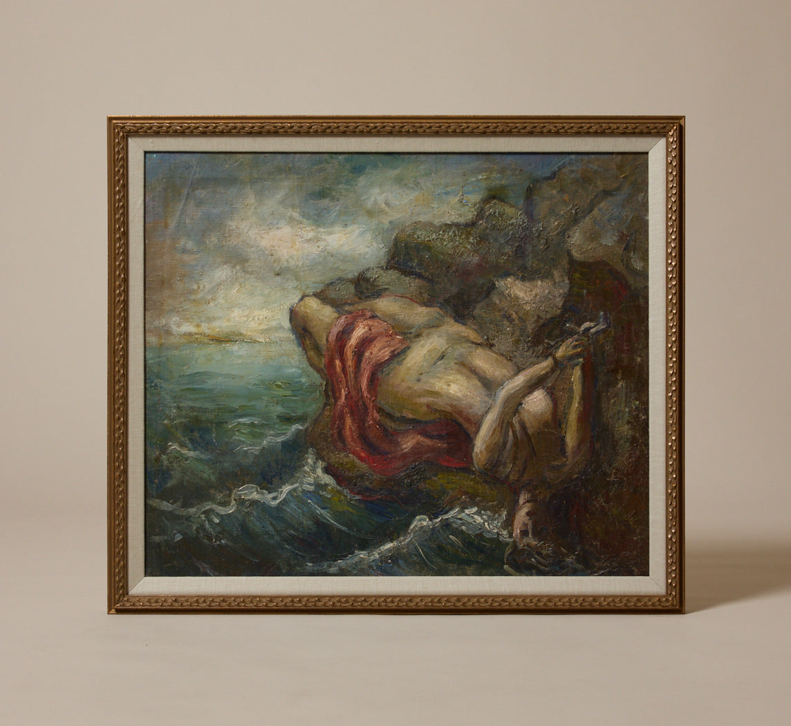 ANTIQUE ROMANTICIST STUDY OF ANDROMEDA