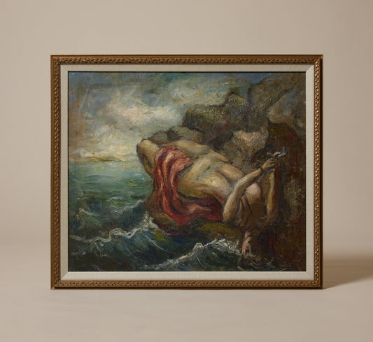 ANTIQUE ROMANTICIST STUDY OF ANDROMEDA