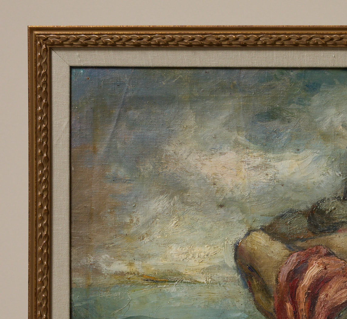 ANTIQUE ROMANTICIST STUDY OF ANDROMEDA
