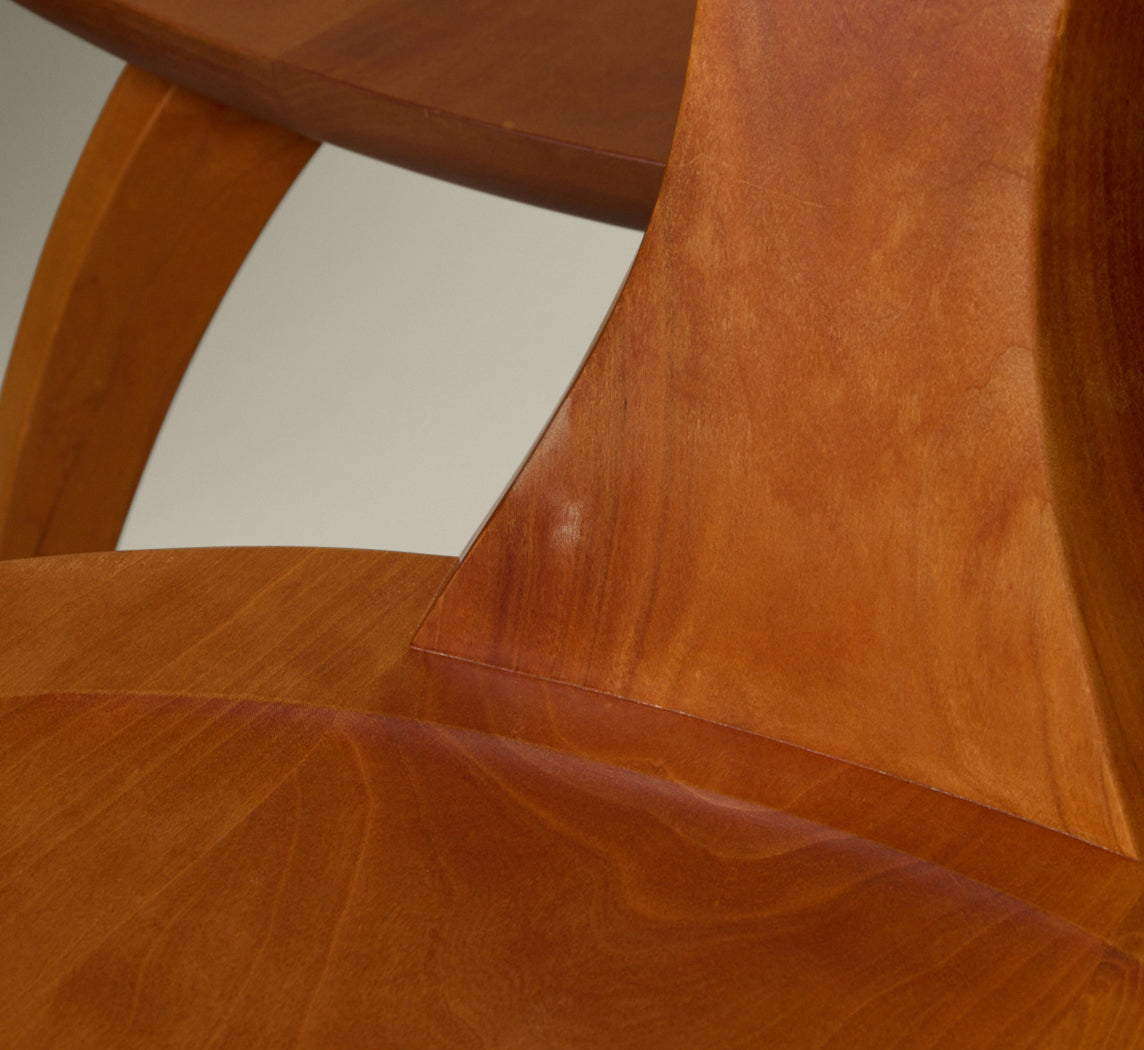 SET OF 6 CHERRY WOOD MERIDIAN DINING CHAIR BY THOS. MOSER