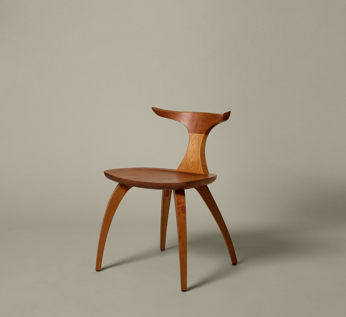 SET OF 6 CHERRY WOOD MERIDIAN DINING CHAIR BY THOS. MOSER