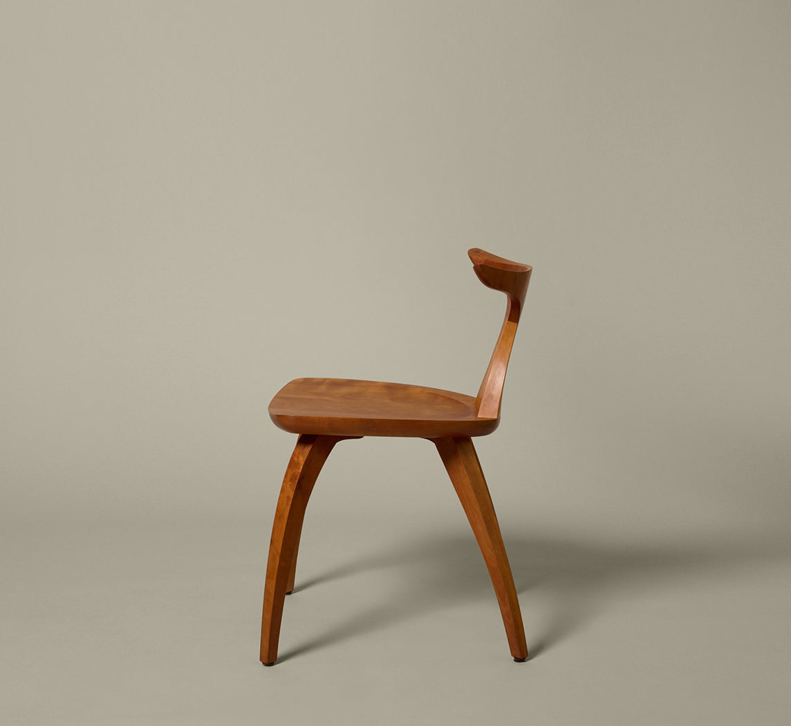 SET OF 6 CHERRY WOOD MERIDIAN DINING CHAIR BY THOS. MOSER