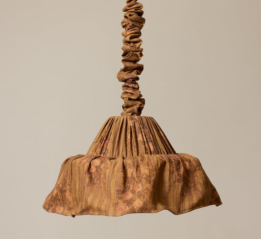 PIERCE & WARD LAMPSHADE PENDANT IN LADY MADONNA OLIVE