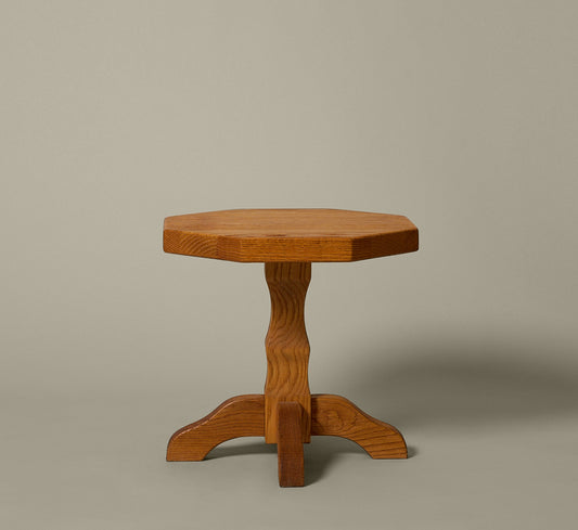 VINTAGE FRENCH OAK SIDE TABLE