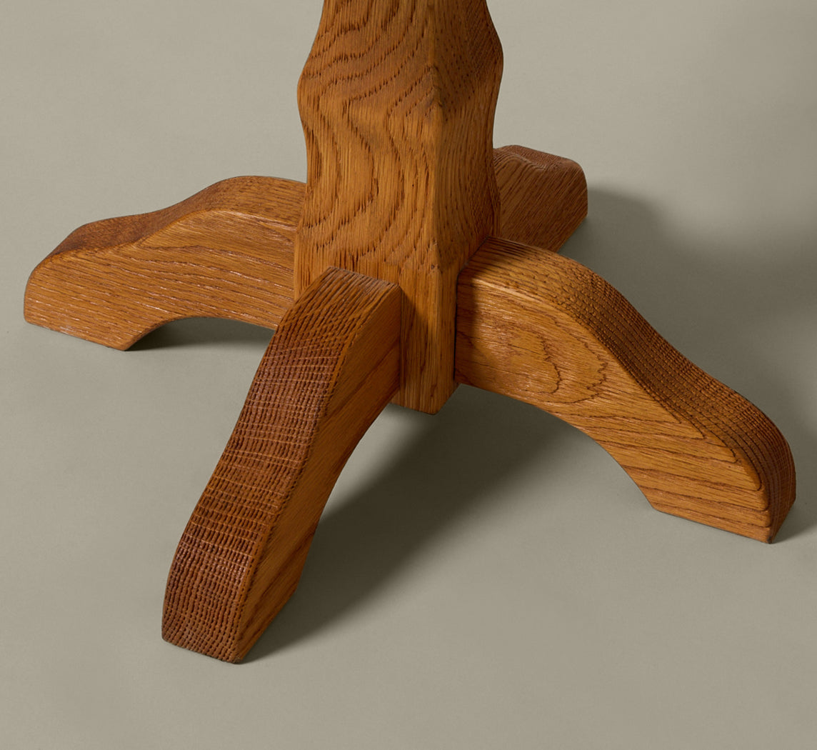 VINTAGE FRENCH OAK SIDE TABLE