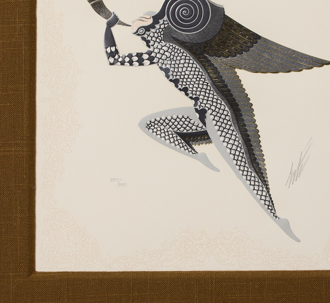 ERTE (1892-1990) SERIGRAPH "SEPHYR", SIGNED AND NUMBERED