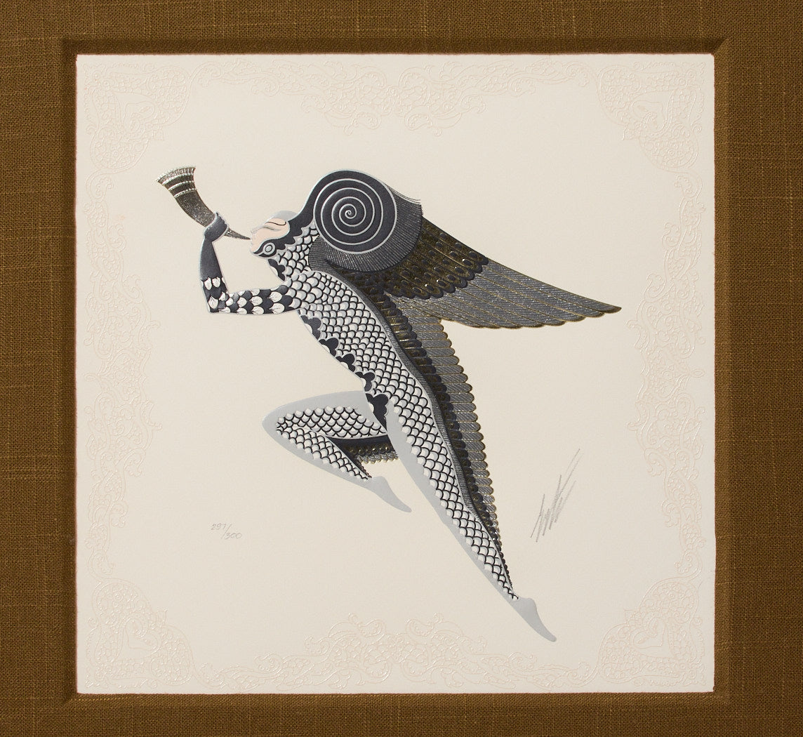 ERTE (1892-1990) SERIGRAPH "SEPHYR", SIGNED AND NUMBERED
