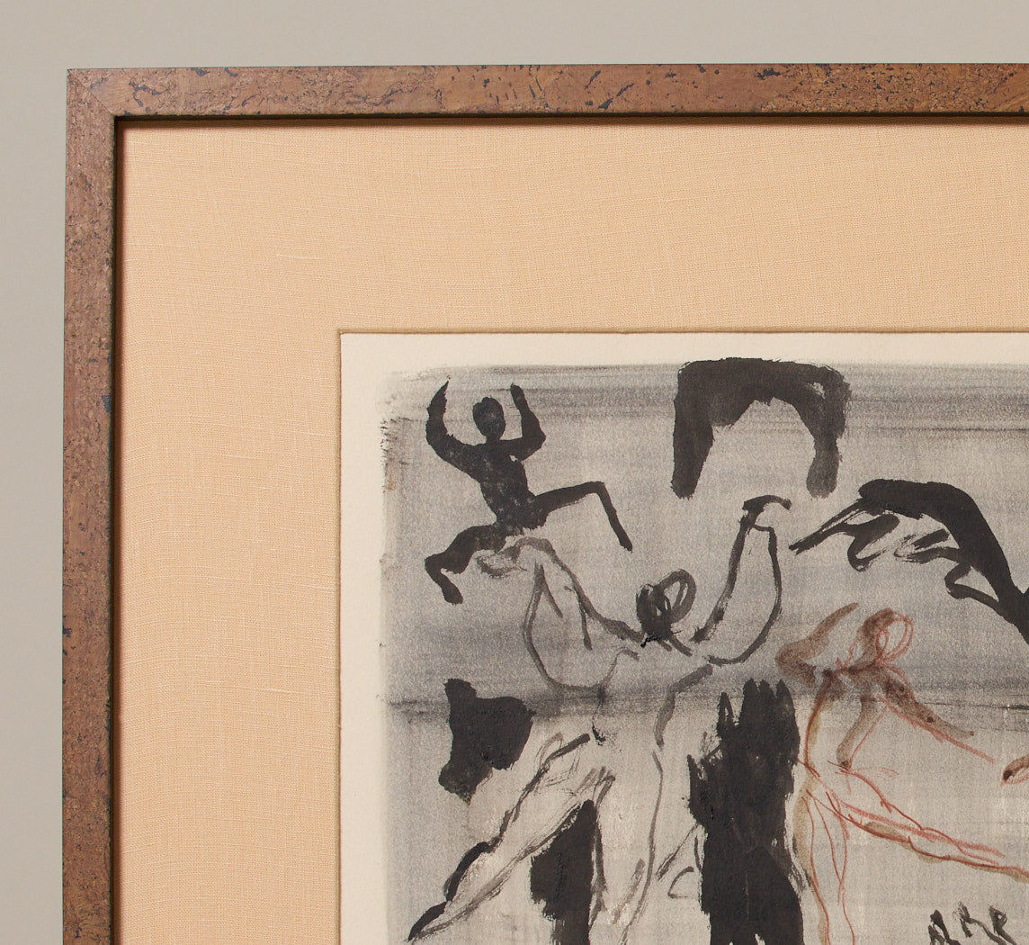 MIDCENTURY FRENCH BALLET MOTION STUDY BY BERNARD LAMOTTE (1903–1983)