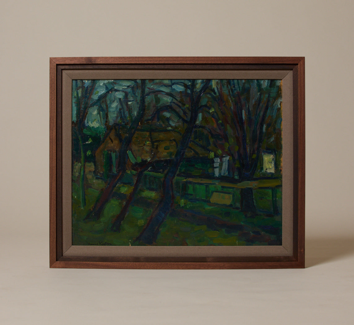 1930S DUTCH FAUVIST FARM LANDSCAPE