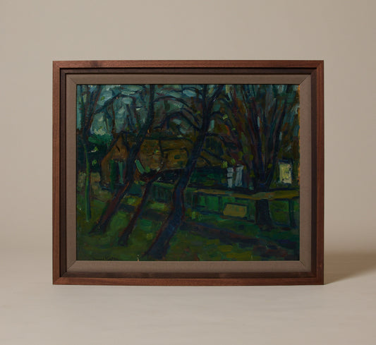 1930S DUTCH FAUVIST FARM LANDSCAPE