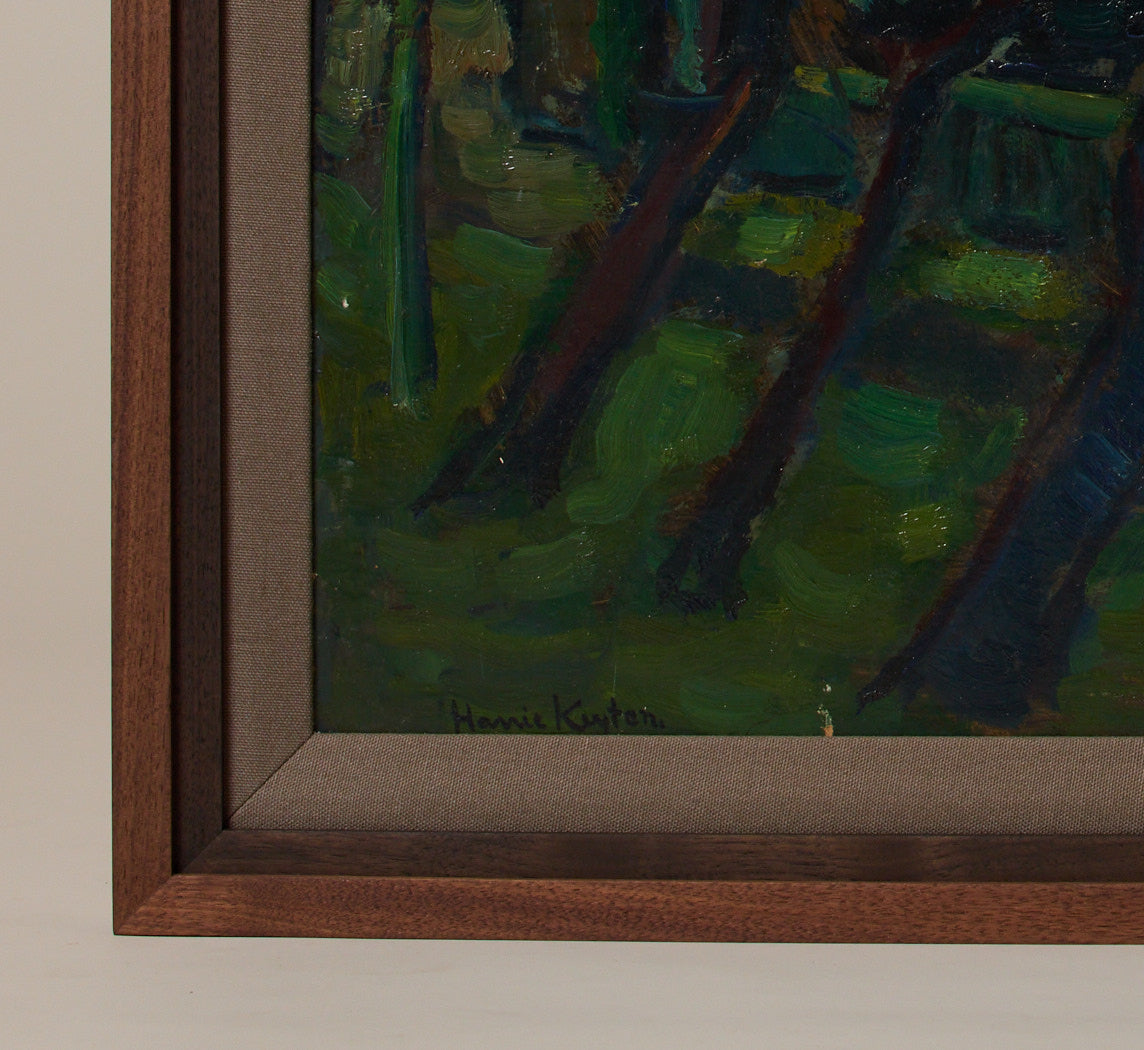 1930S DUTCH FAUVIST FARM LANDSCAPE