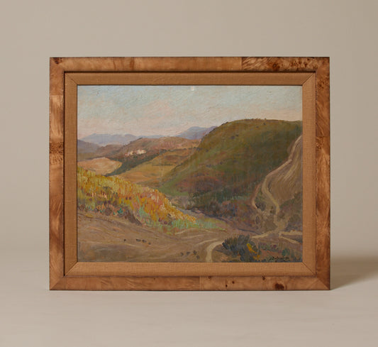 EARLY 20TH CENTURY BELGIAN VALLEY LANDSCAPE