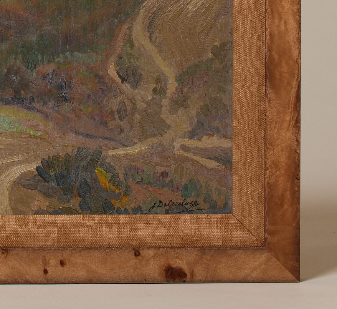 EARLY 20TH CENTURY BELGIAN VALLEY LANDSCAPE